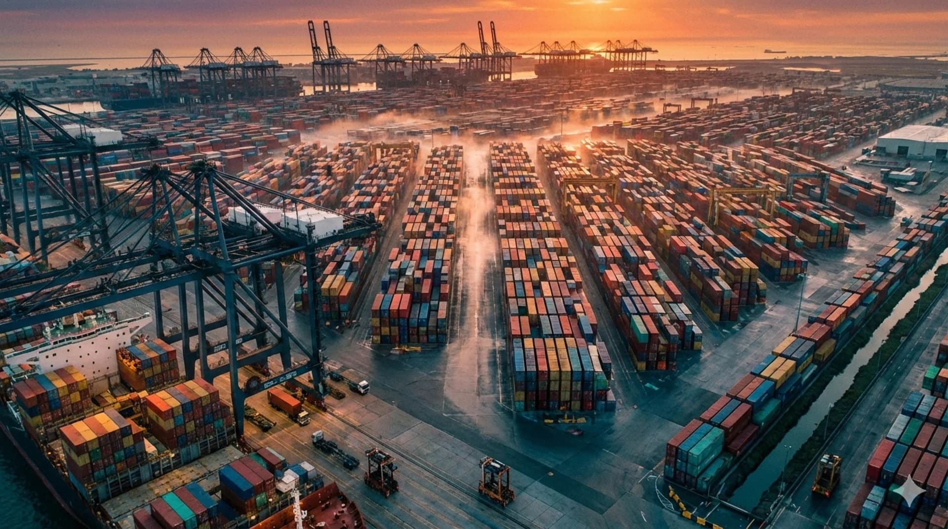 AI-powered import operations dashboard with automated sourcing and distribution workflows